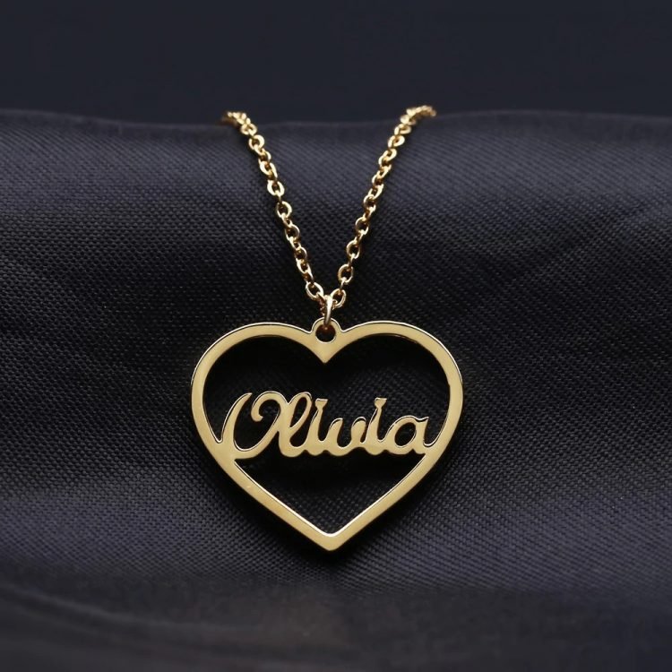 Heart Name Necklace