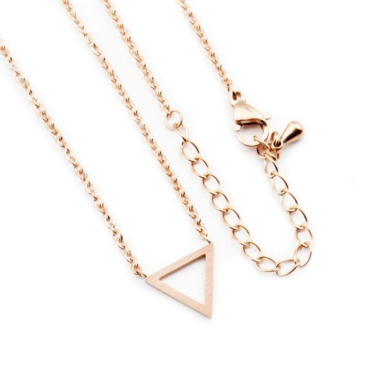 best jewelry collection with geometric minimalist necklace