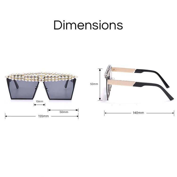 sunglasses dimensions